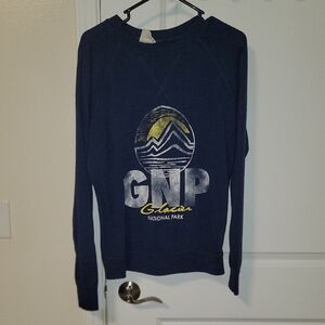 MV Sport Navy Glacier National Park Sweatshirt